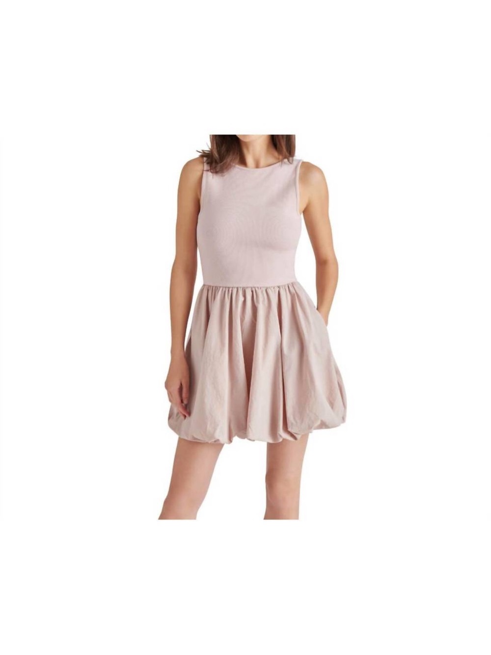 Steve Madden 
Palermo Mixed Media Bubble Hem Dress